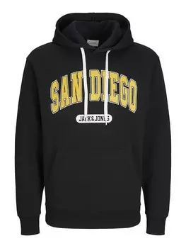 Толстовка с капюшоном JACK & JONES Sweatshirt JJEBradley, черный