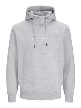 Толстовка с капюшоном JACK & JONES Sweatshirt JJTree, светло-серый