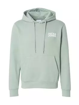 Толстовка с капюшоном JACK & JONES Sweatshirt, пастельный зеленый