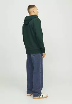 Толстовка с капюшоном Jack & Jones, темно-зеленый