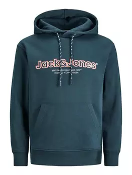 Толстовка с капюшоном Jack & Jones, зеленый