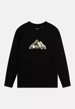 Толстовка с капюшоном JCOMOUNTAIN LOGO CREW NECK Jack & Jones, черный