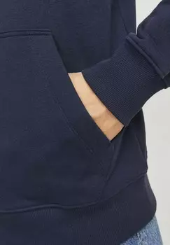 Толстовка с капюшоном JCOOUTDOOR LOGO Jack & Jones, темно-синий