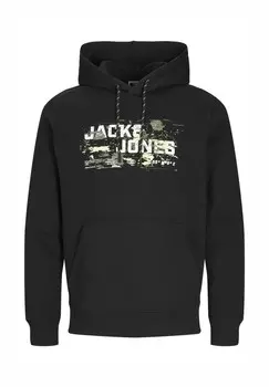 Толстовка с капюшоном JCOOUTDOOR LOGO Jack & Jones, черный