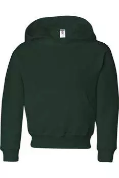 Толстовка с капюшоном JERZEES NuBlend Youth, цвет forest green