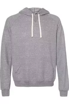 Толстовка с капюшоном JERZEES Snow Heather French Terry Raglan, цвет charcoal