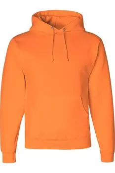 Толстовка с капюшоном JERZEES Super Sweats NuBlend, цвет safety orange