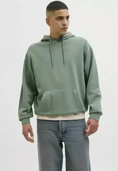 Толстовка с капюшоном JJECHARGE FADED NOOS Jack & Jones, светло-зеленый