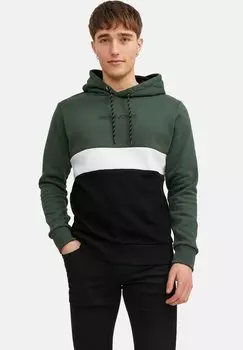 Толстовка с капюшоном JJEREID BLOCKING HOOD Jack & Jones, вид на горы