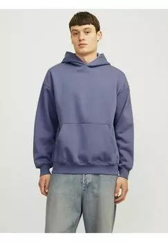 Толстовка с капюшоном JJEURBAN EDGE HOOD Jack & Jones, темно-синий