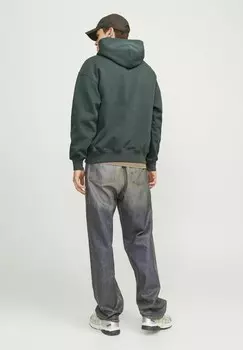 Толстовка с капюшоном JJEURBAN EDGE NOOS Jack & Jones, темно-зеленый
