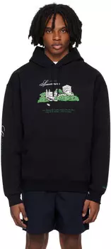 Толстовка с капюшоном JJJJound Edition «Hotel ouvenirs» A.P.C., черный