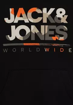 Толстовка с капюшоном JJLUKE Jack & Jones, черный