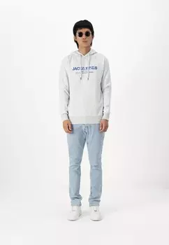 Толстовка с капюшоном JJRICKY JJALVIS MIX 2 PACK Jack & Jones, темно-синий