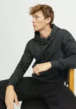 Толстовка с капюшоном JORFREDERIKSBERG Jack & Jones, темно-зеленый