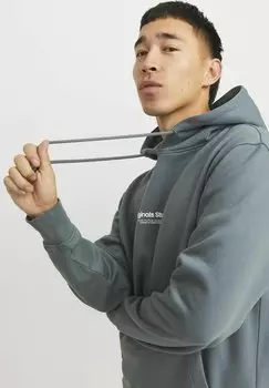 Толстовка с капюшоном JORVESTERBRO NOOS Jack & Jones, сине-серый
