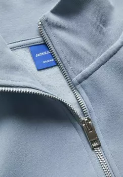 Толстовка с капюшоном JORVESTERBRO QUARTER ZIP Jack & Jones, светло-голубой