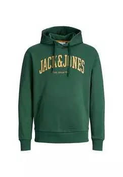 Толстовка с капюшоном Josh Hoodie с капюшоном Jack & Jones, зеленый