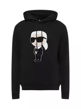 Толстовка с капюшоном Karl Lagerfeld, черный