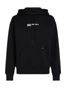 Толстовка с капюшоном KARL LAGERFELD JEANS Sweatshirt, черный