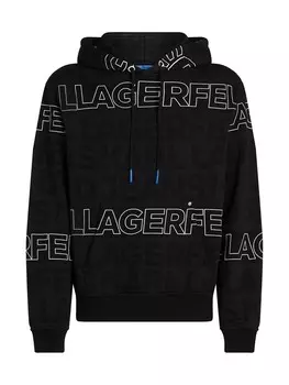 Толстовка с капюшоном KARL LAGERFELD JEANS Sweatshirt, черный