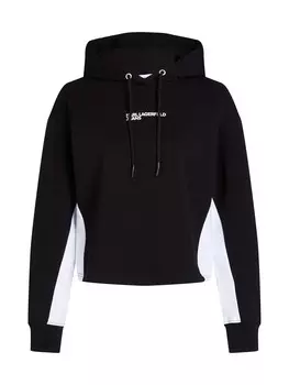 Толстовка с капюшоном KARL LAGERFELD JEANS Sweatshirt, черный