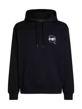 Толстовка с капюшоном Karl Lagerfeld Sweatshirt IKON, черный