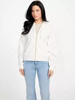 Толстовка с капюшоном Katana на молнии Guess Factory, цвет milky