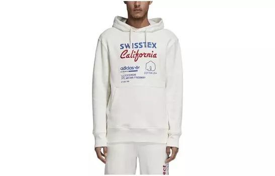 Толстовка с капюшоном Kaval с вышивкой для мужчин, белая Adidas Originals, белый