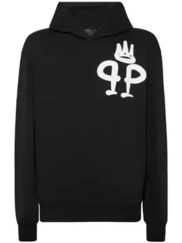 Толстовка с капюшоном King Philipp Plein, черный