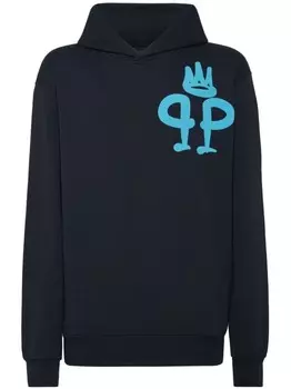 Толстовка с капюшоном King Philipp Plein, синий