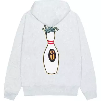 Толстовка с капюшоном Kingpin Zip Stussy, темно-красный