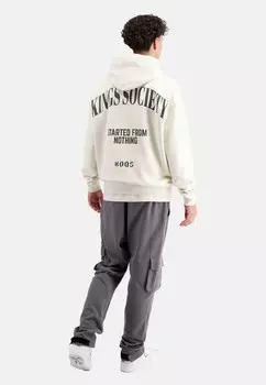 Толстовка с капюшоном KINGS SOCIETY KOQS, бежевый