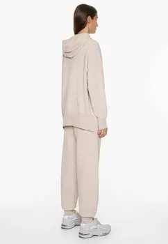 Толстовка с капюшоном KNIT OYSHO, коричневый