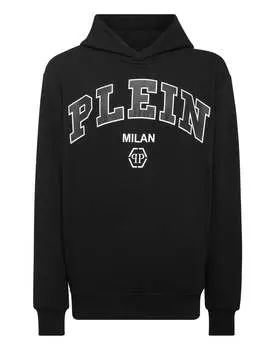 Толстовка с капюшоном Колледж PHILIPP PLEIN, черный