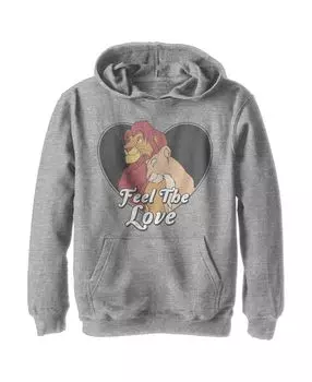 Толстовка с капюшоном «Король Лев Симба и Нала» для мальчика «Feel the Love Child» Disney
