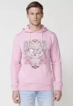 Толстовка с капюшоном Koroshi, розовый