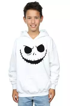 Толстовка с капюшоном «Кошмар перед Рождеством» Jack's Face Disney, белый