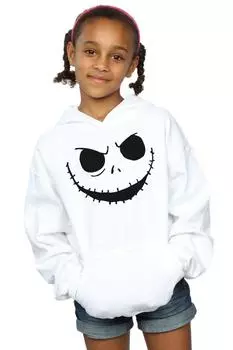 Толстовка с капюшоном «Кошмар перед Рождеством» Jack's Face Disney, белый