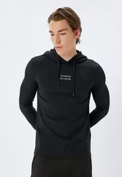 Толстовка с капюшоном Koton, черный