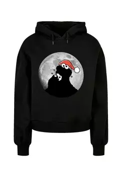 Толстовка с капюшоном KRMELMONSTER WEIHNACHTEN F4NT4STIC, черный