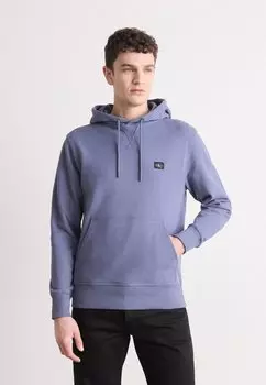 Толстовка с капюшоном LABEL HOODIE Calvin Klein Jeans, темно-синий