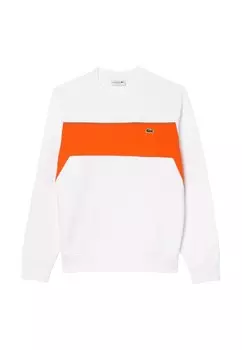 Толстовка с капюшоном Lacoste, белый