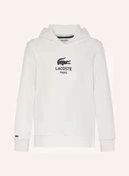 Толстовка с капюшоном Lacoste, белый