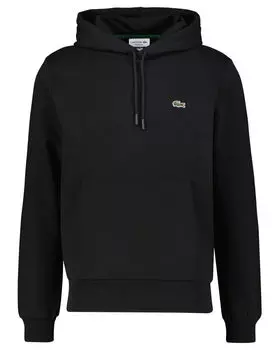 Толстовка с капюшоном Lacoste, черный