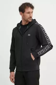 Толстовка с капюшоном Lacoste, черный
