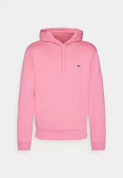 Толстовка с капюшоном Lacoste, розовый