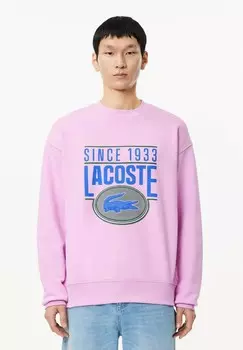 Толстовка с капюшоном Lacoste, розовый