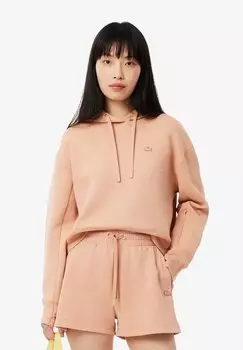 Толстовка с капюшоном Lacoste, розовый