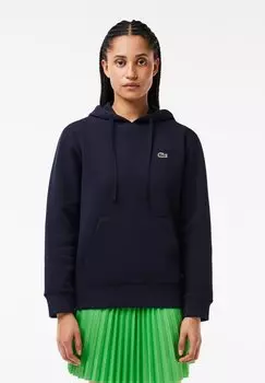 Толстовка с капюшоном Lacoste, темно-синий
